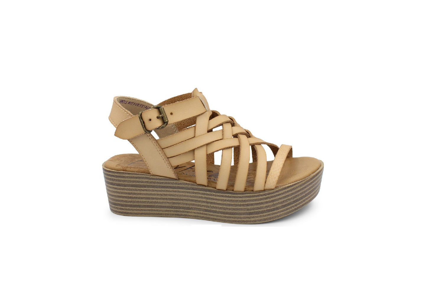Blowfish Malibu Women's Luva Sandals, Dune Amazon Rawhide