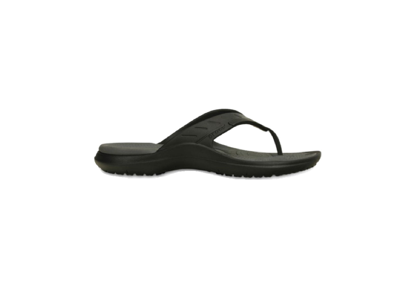 Crocs Modi Sport Flip-Flops, Black/Graphite (Women)