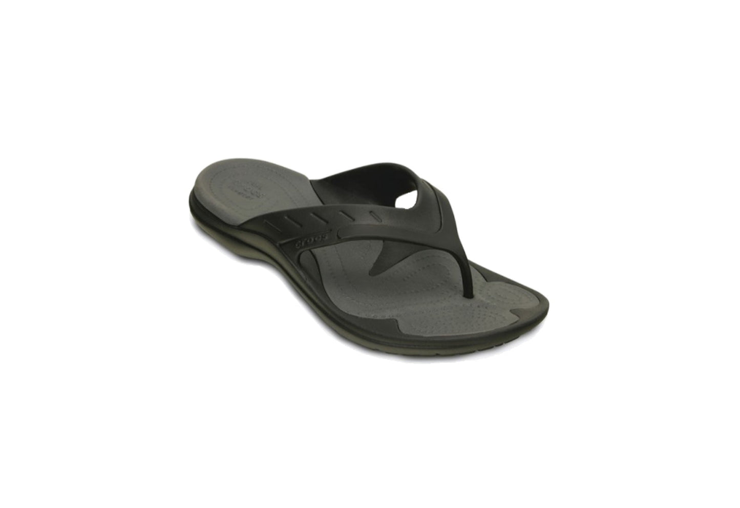 Crocs Modi Sport Flip-Flops, Black/Graphite (Women)