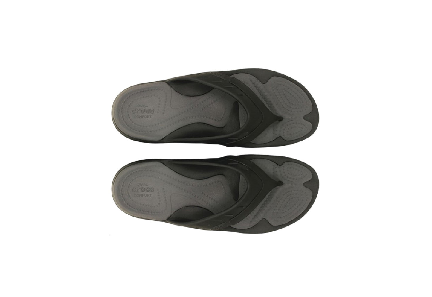 Crocs Modi Sport Flip-Flops, Black/Graphite (Women)