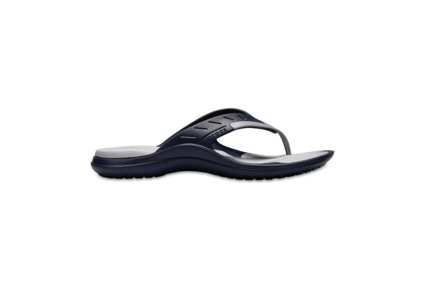 Crocs Modi Sport Flip-Flops, Navy/Light Grey (Women)