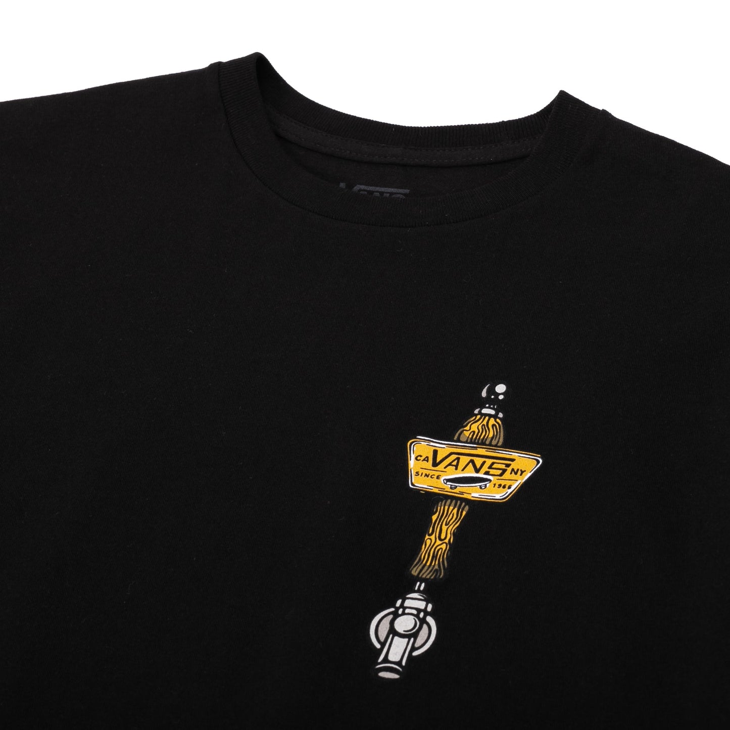 Vans Men's Short Sleeve Tee, (OTW Tavern) Black
