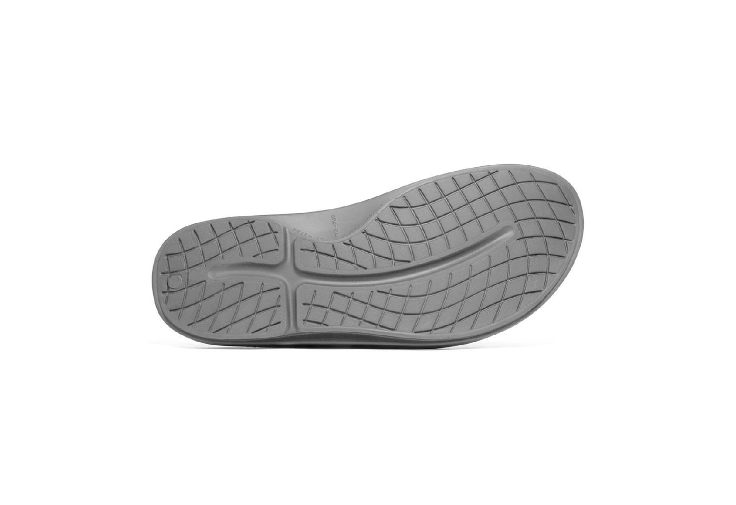 OOFOS OOahh Slide, Steel (Men)