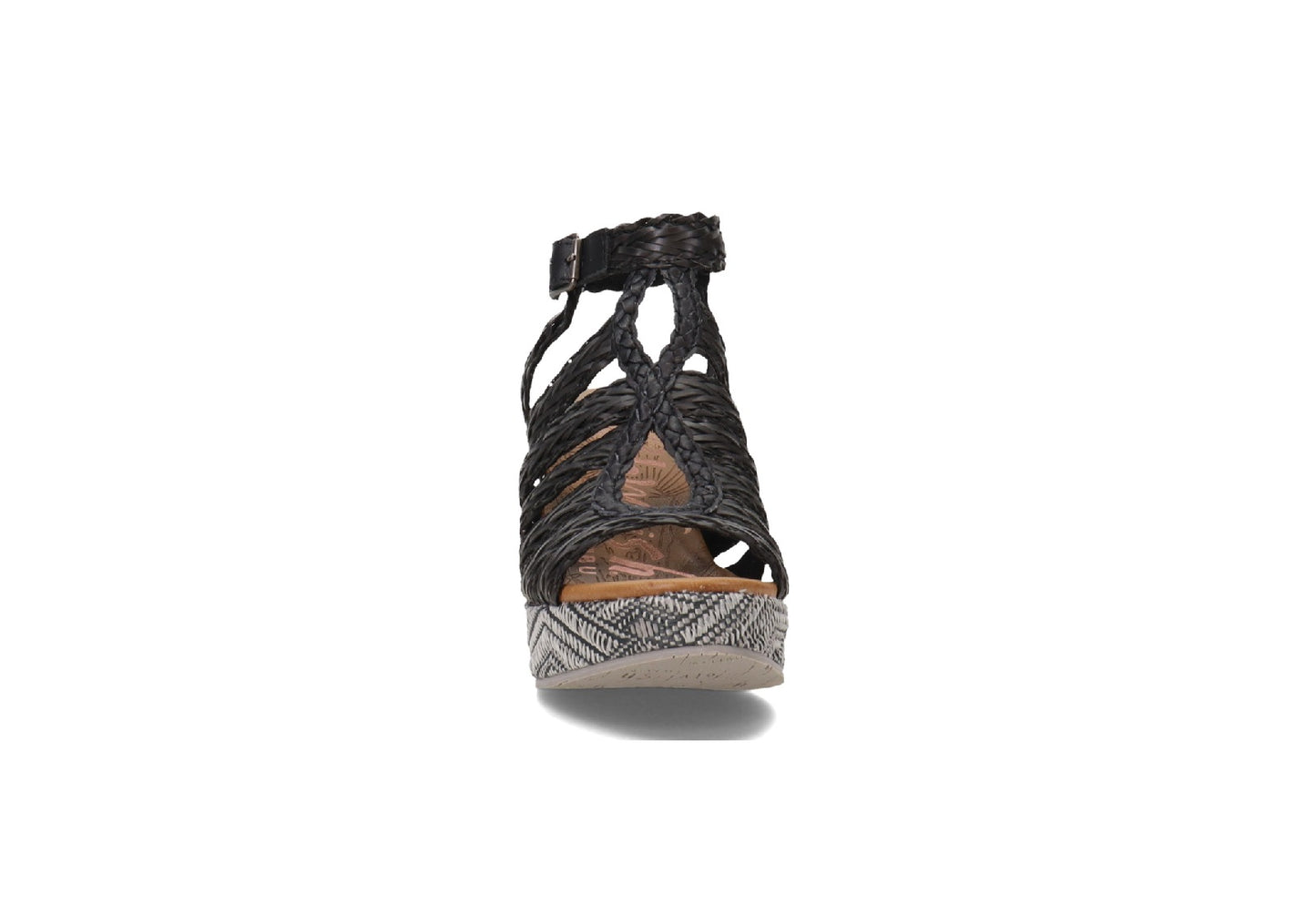 Blowfish Malibu Women's Pazazz Sandals, Black Sunny Weave