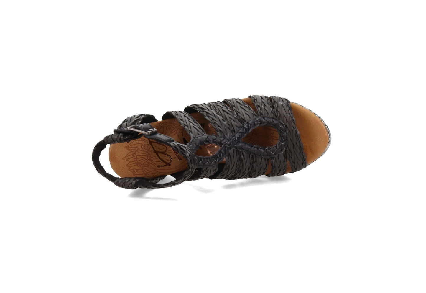 Blowfish Malibu Women's Pazazz Sandals, Black Sunny Weave