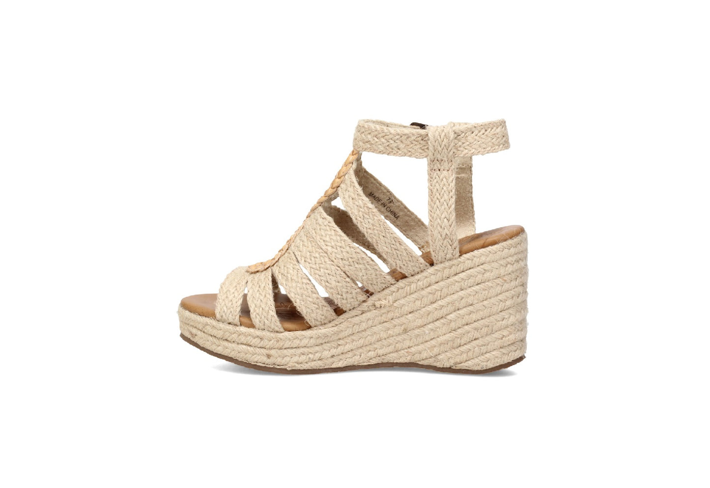 Blowfish Malibu Women's Pazazz Rope Sandals, Dusty Natural Dyecut