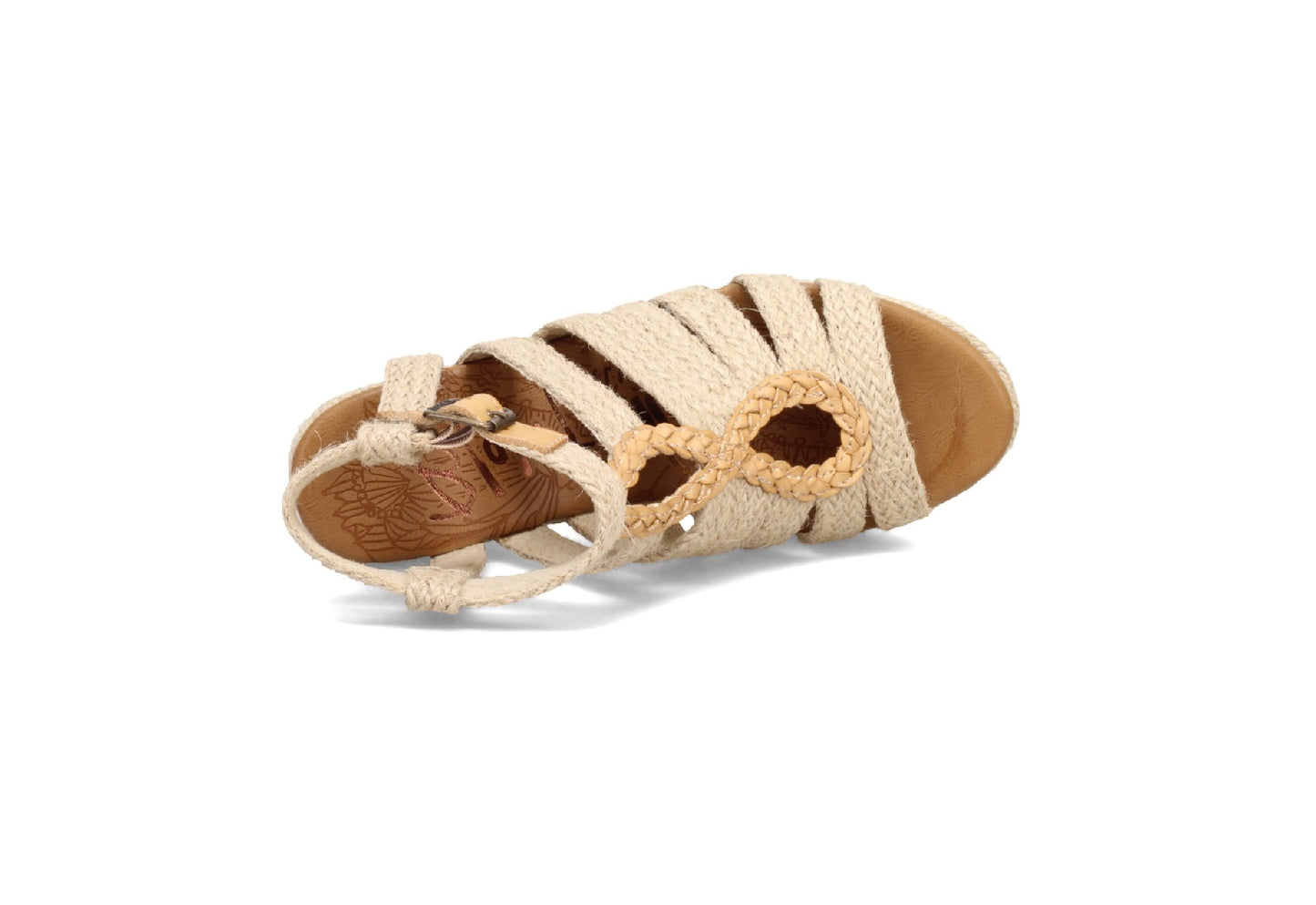 Blowfish Malibu Women's Pazazz Rope Sandals, Dusty Natural Dyecut