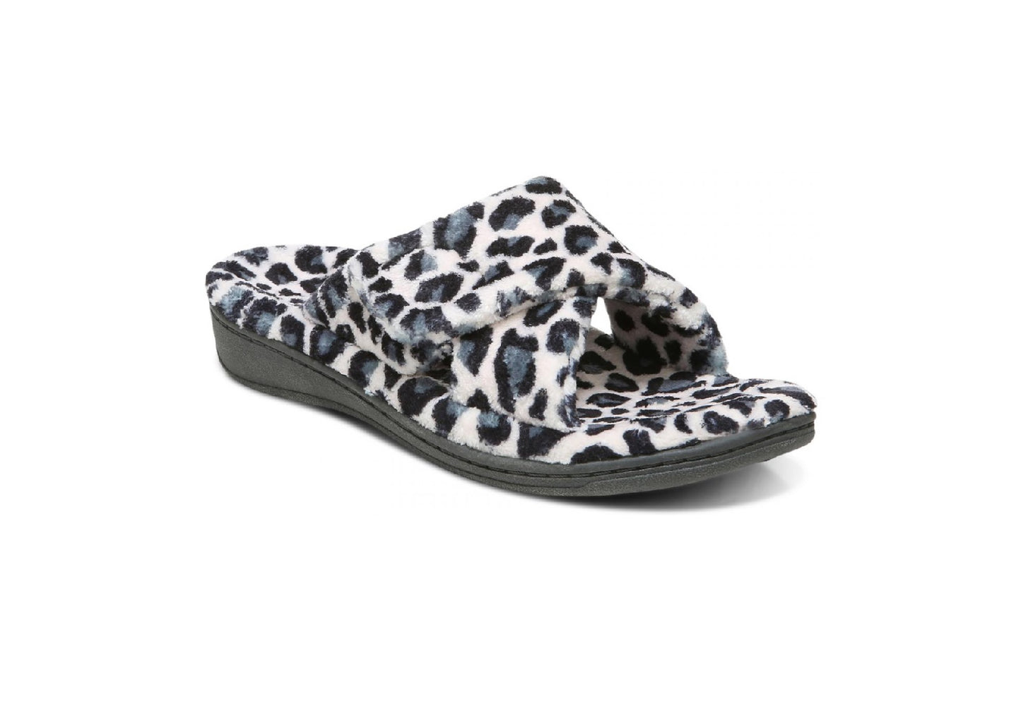 Vionic Women's Relax Slippers, Cream Leopard