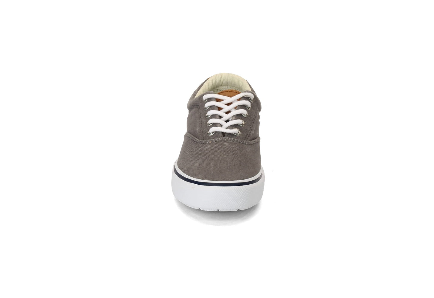 Sperry Men's Salt Washed Twill Striper CVO Sneaker, Grey