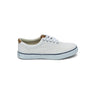 Sperry Men's Salt Washed Twill Striper CVO Sneaker, White