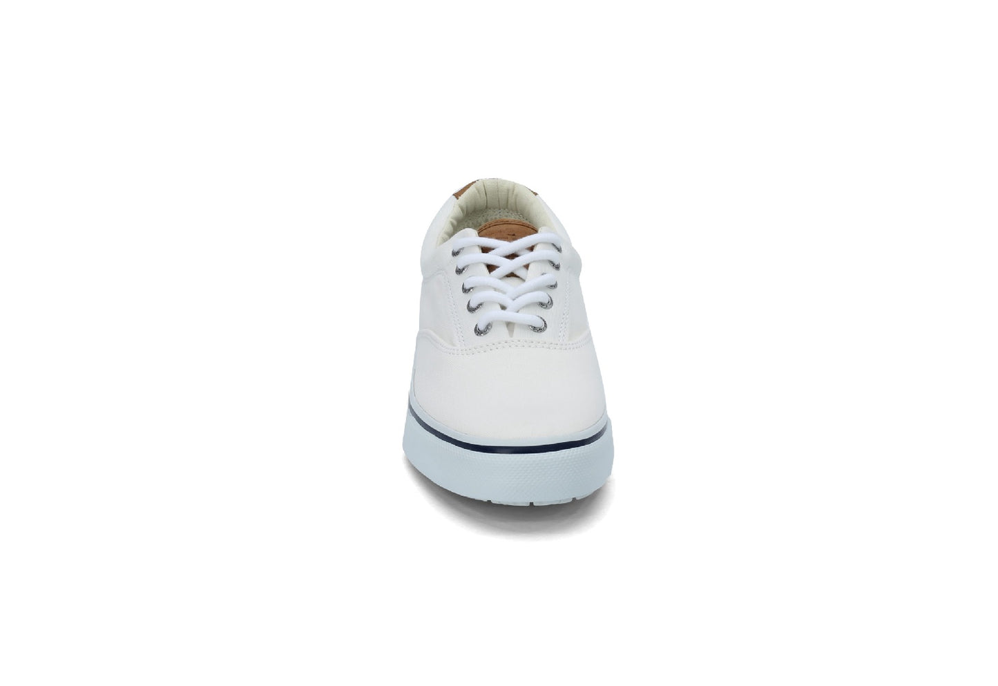 Sperry Men's Salt Washed Twill Striper CVO Sneaker, White