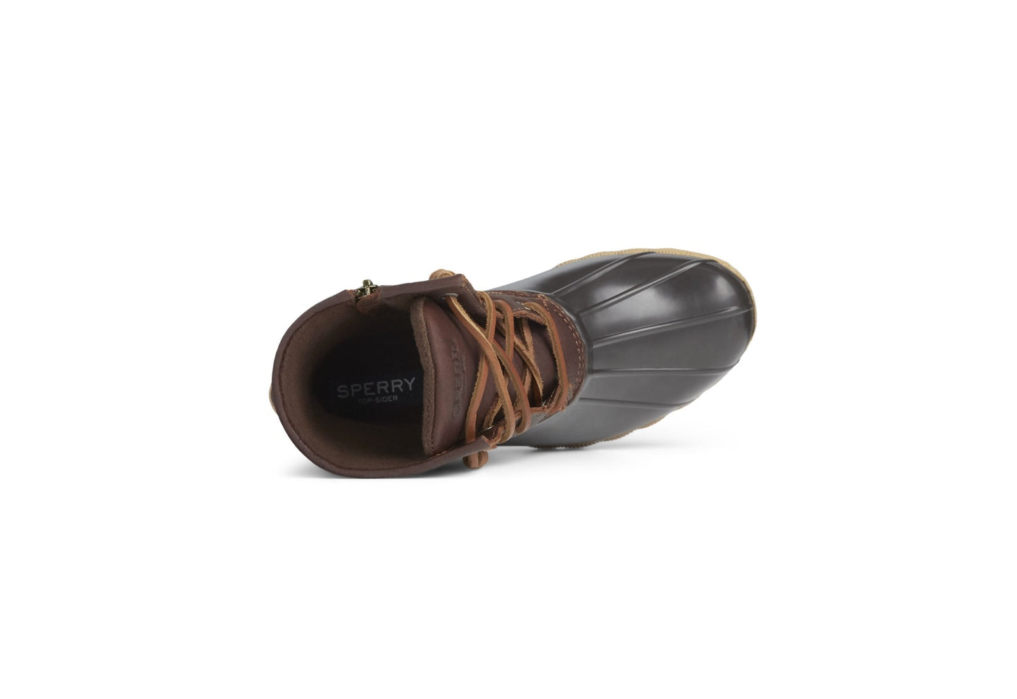 Sperry Women's Saltwater Duck Boot, Tan/Dark Brown