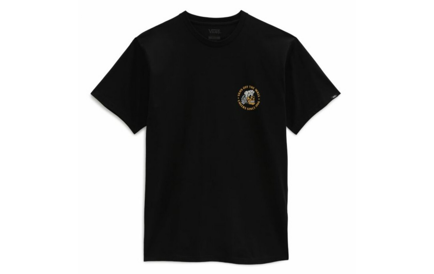 Vans Men's Classic Short Sleeve Tee, (Drain Em Dry) Black