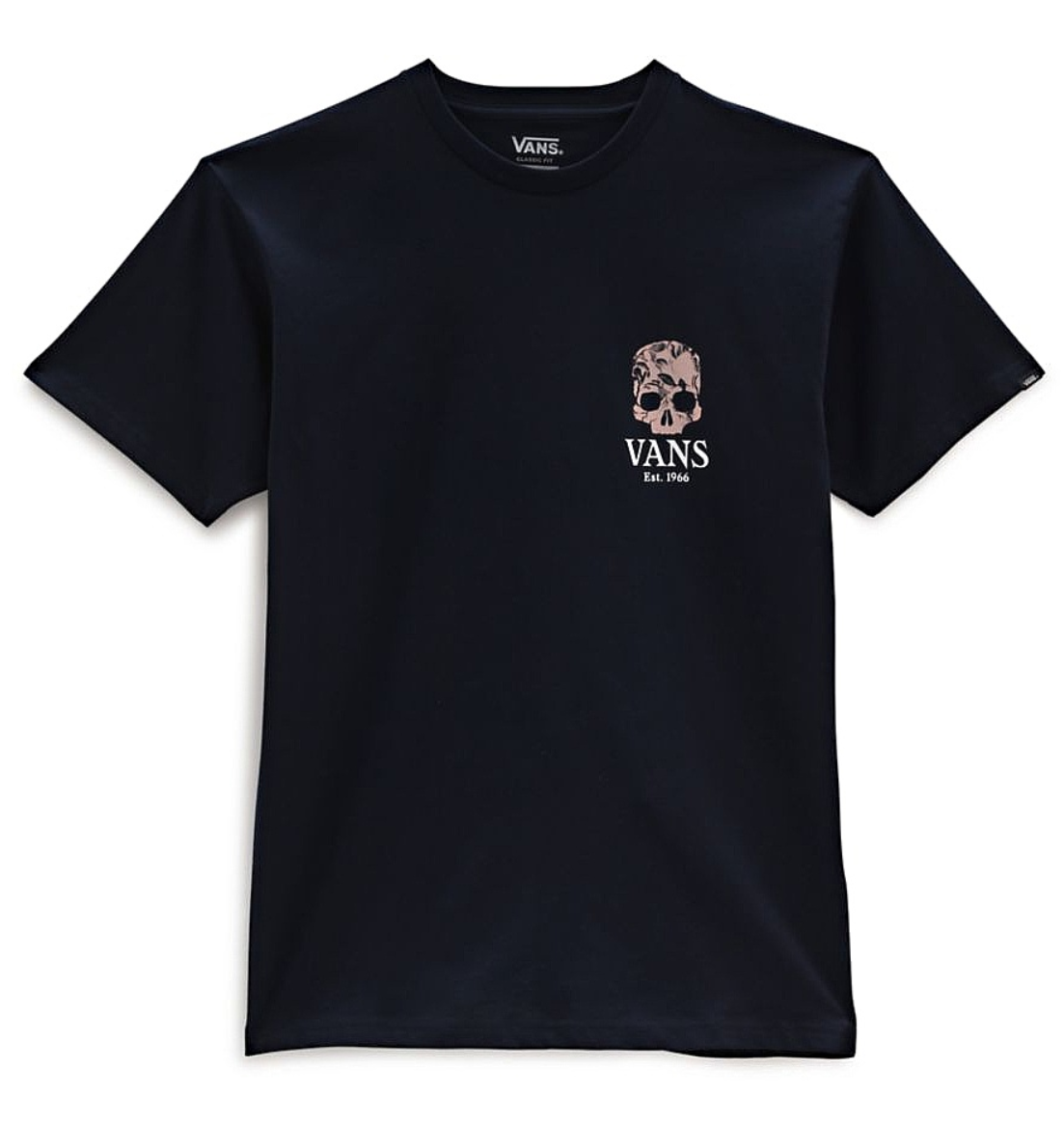 Vans Men's Classic Short Sleeve Tee, (Strange Blossoms) Navy