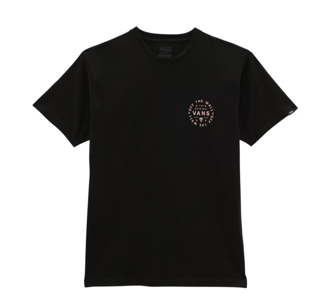 Vans Men's Classic Short Sleeve Tee, (Bandana Paisley) Black