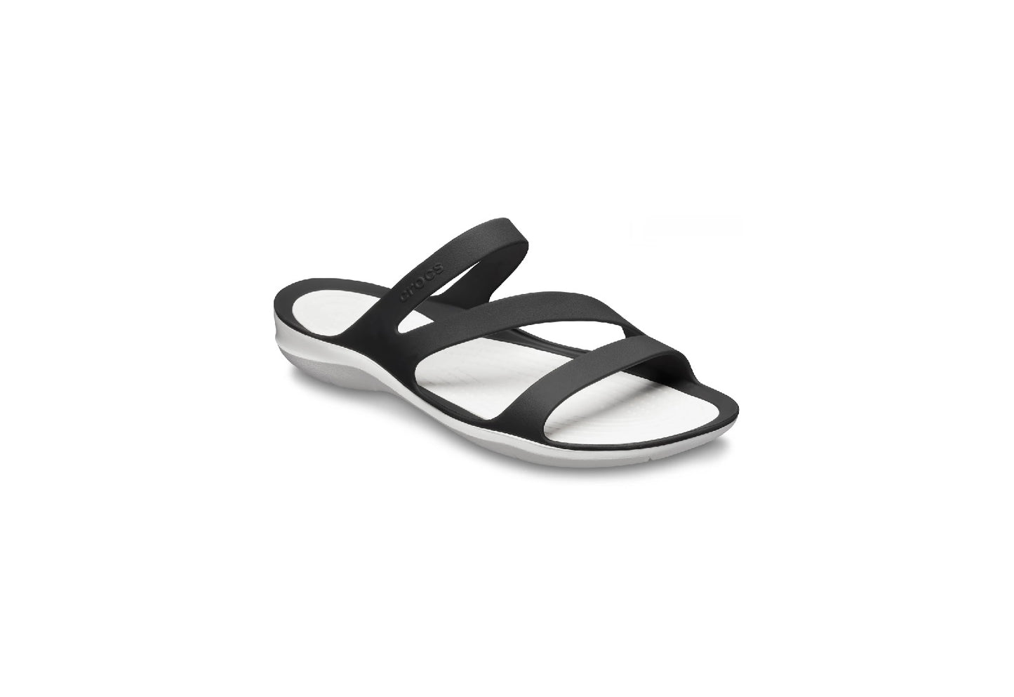 Crocs Women's Swiftwater Sandals, Black/White