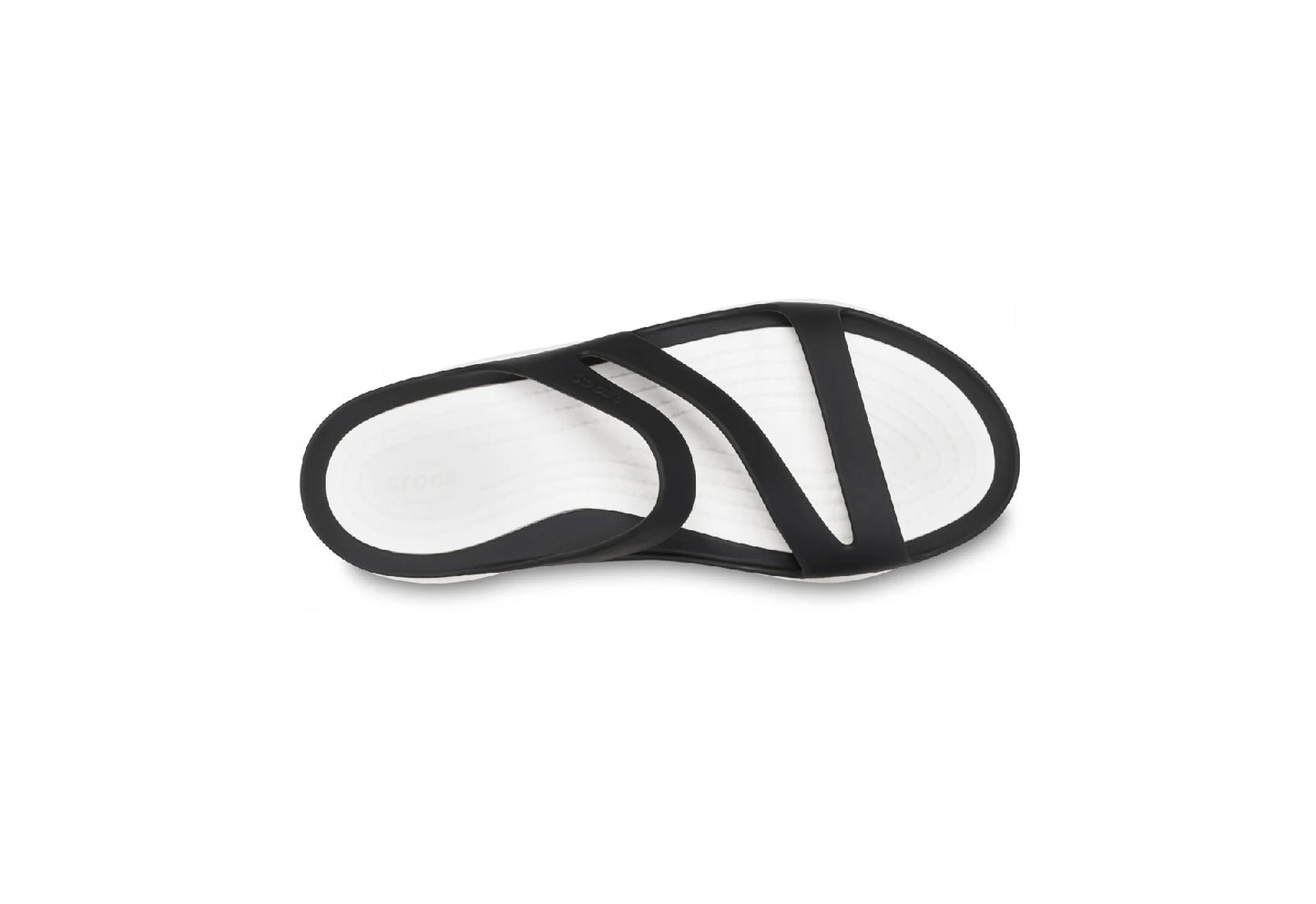 Crocs Women's Swiftwater Sandals, Black/White