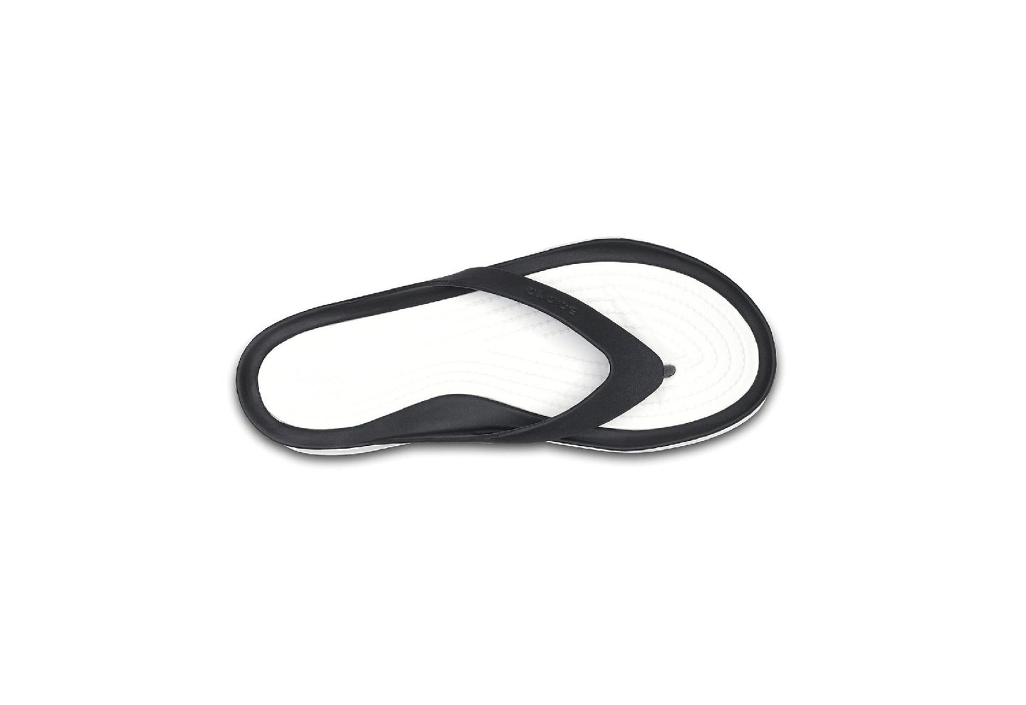 Crocs Women's Swiftwater Sport Flip-Flops, Black/White
