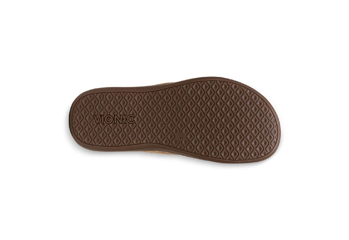 Vionic Women's Tide II Toe Post Sandals, Gold Cork