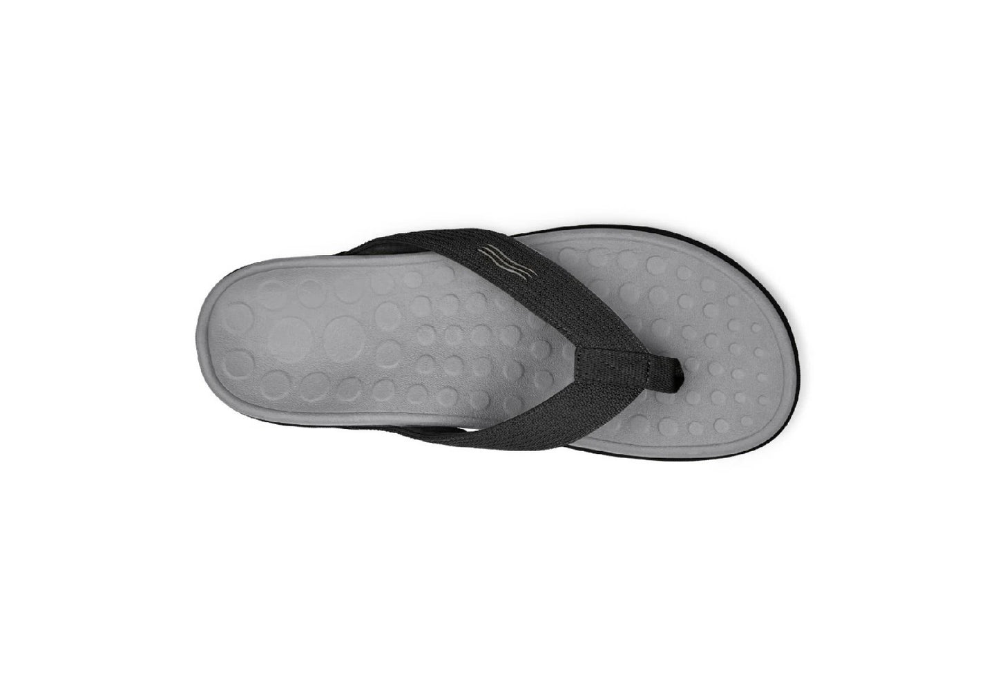 Vionic Wave Toe Post Sandals, Black (Women)