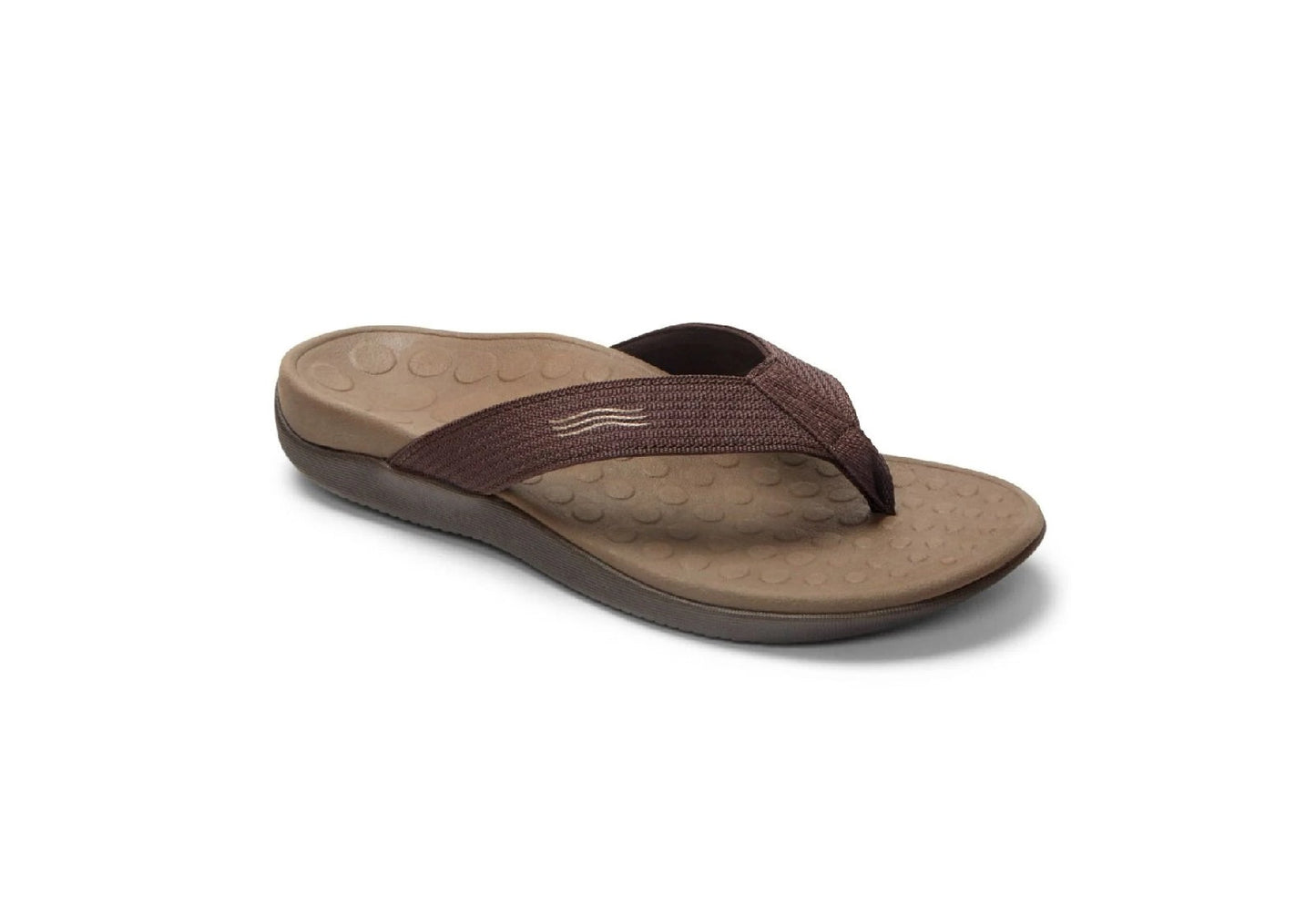 Vionic Wave Toe Post Sandals, Chocolate (Women)