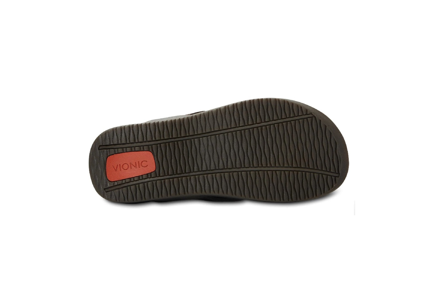 Vionic Wave Toe Post Sandals, Chocolate (Men)