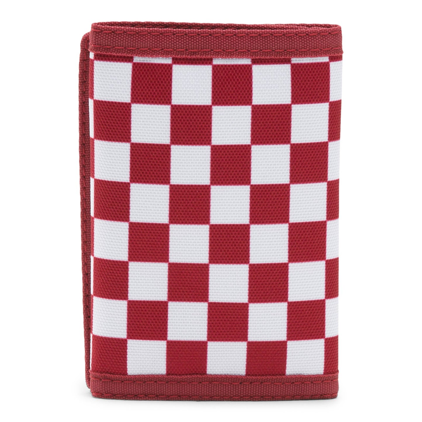 Vans Men's Slipped Trifold Wallet, Chili Pepper Checkerboard
