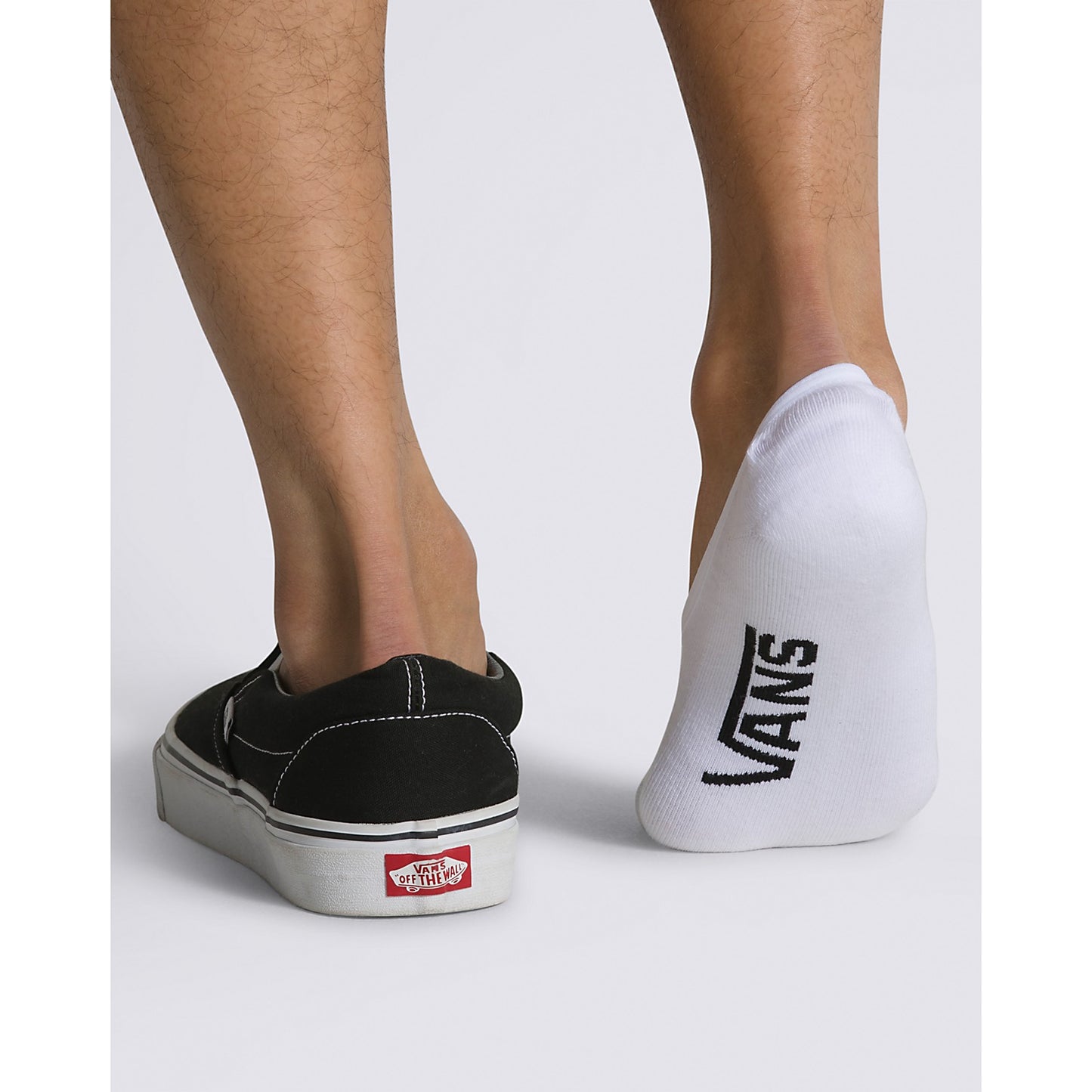 Vans Men's Classic Super No Show Socks 3 Pack, White (Vans Logo)