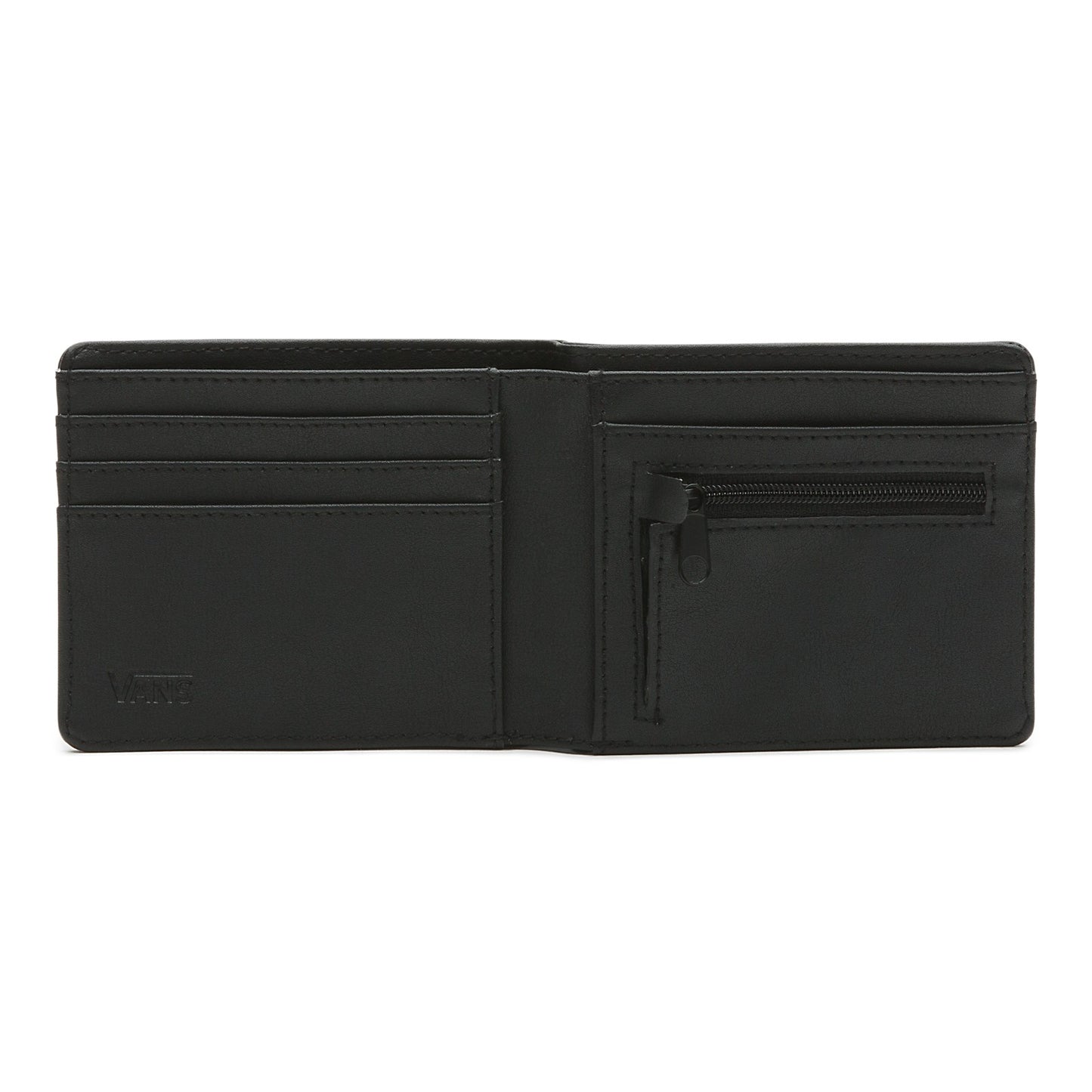 Vans Men's Vans Logo Bifold Wallet, Black
