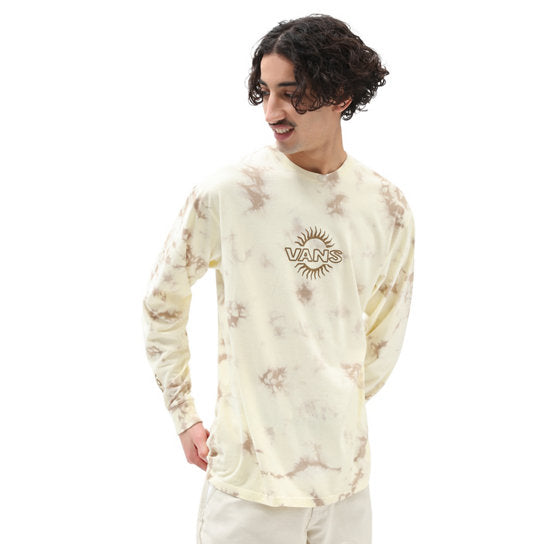 Vans Men's Long Sleeve (Scattered Tie Dye) Antique White