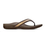 Vionic Women's Tide II Toe Post Sandals, Bronze Metallic