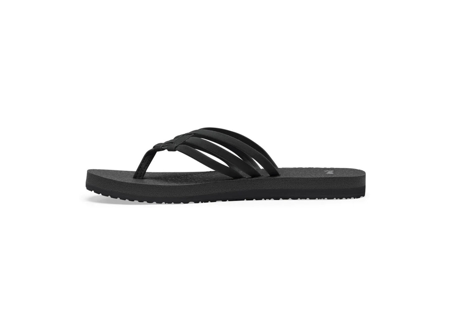Sanuk Women's Yoga Sandy Flip Flops, Black
