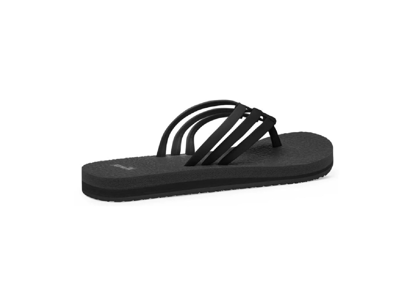 Sanuk Women's Yoga Sandy Flip Flops, Black