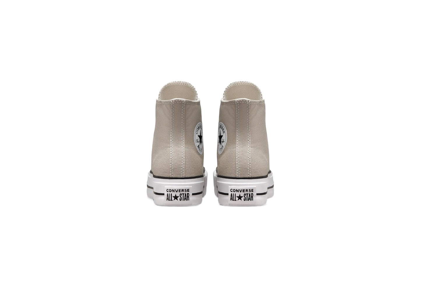 Converse Women's Chuck Taylor All Star Lift Platform High Top Canvas Sneaker, Papyrus/Black/White