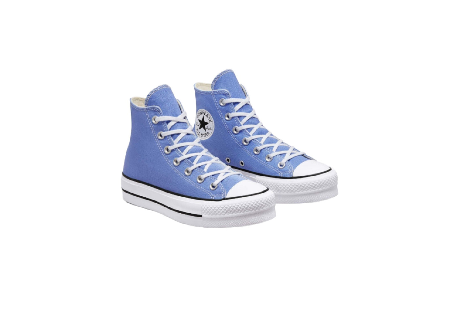 Converse Women's Chuck Taylor All Star Lift Platform High Top Canvas Sneaker, Royal Pulse/Black/White