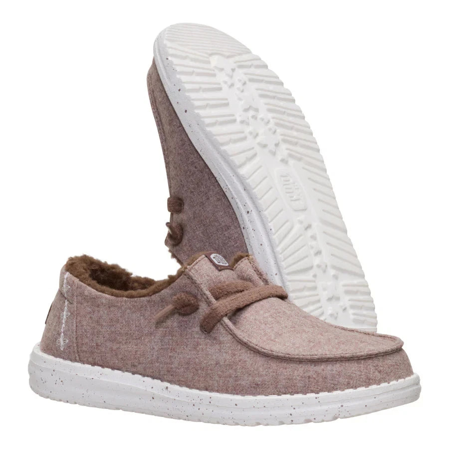 Hey Dude Women's Wendy Wool Cozy Walnut