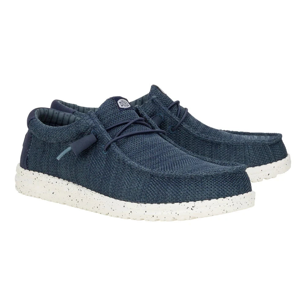 Hey Dude Men's Wally Stretch Sox Navy