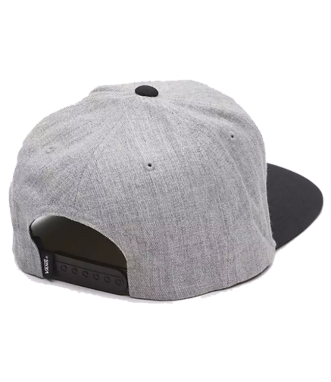 Vans Men's Snapback Hat, (Drop V II) Heather Grey/Black, One Size