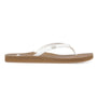 Sanuk Women's Yoga Joy Flip Flops, White/Tan