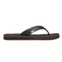 Sanuk Women's Yoga Mat Flip Flops, Brown
