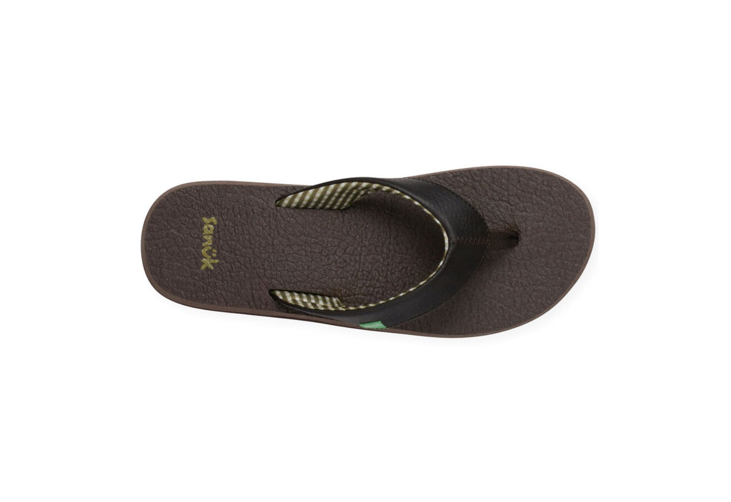 Sanuk Women's Yoga Mat Flip Flops, Brown
