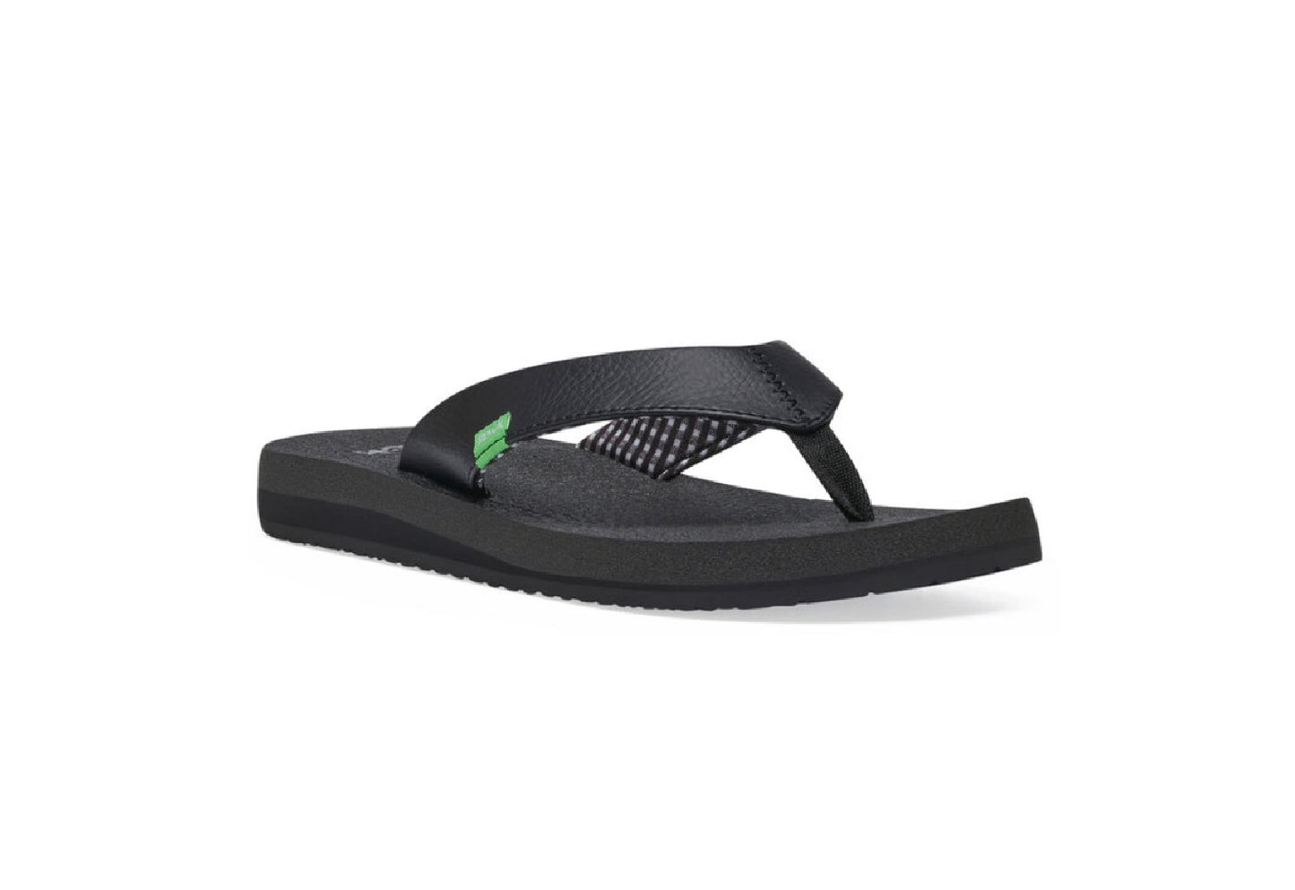 Sanuk Women's Yoga Mat Flip Flops, Ebony