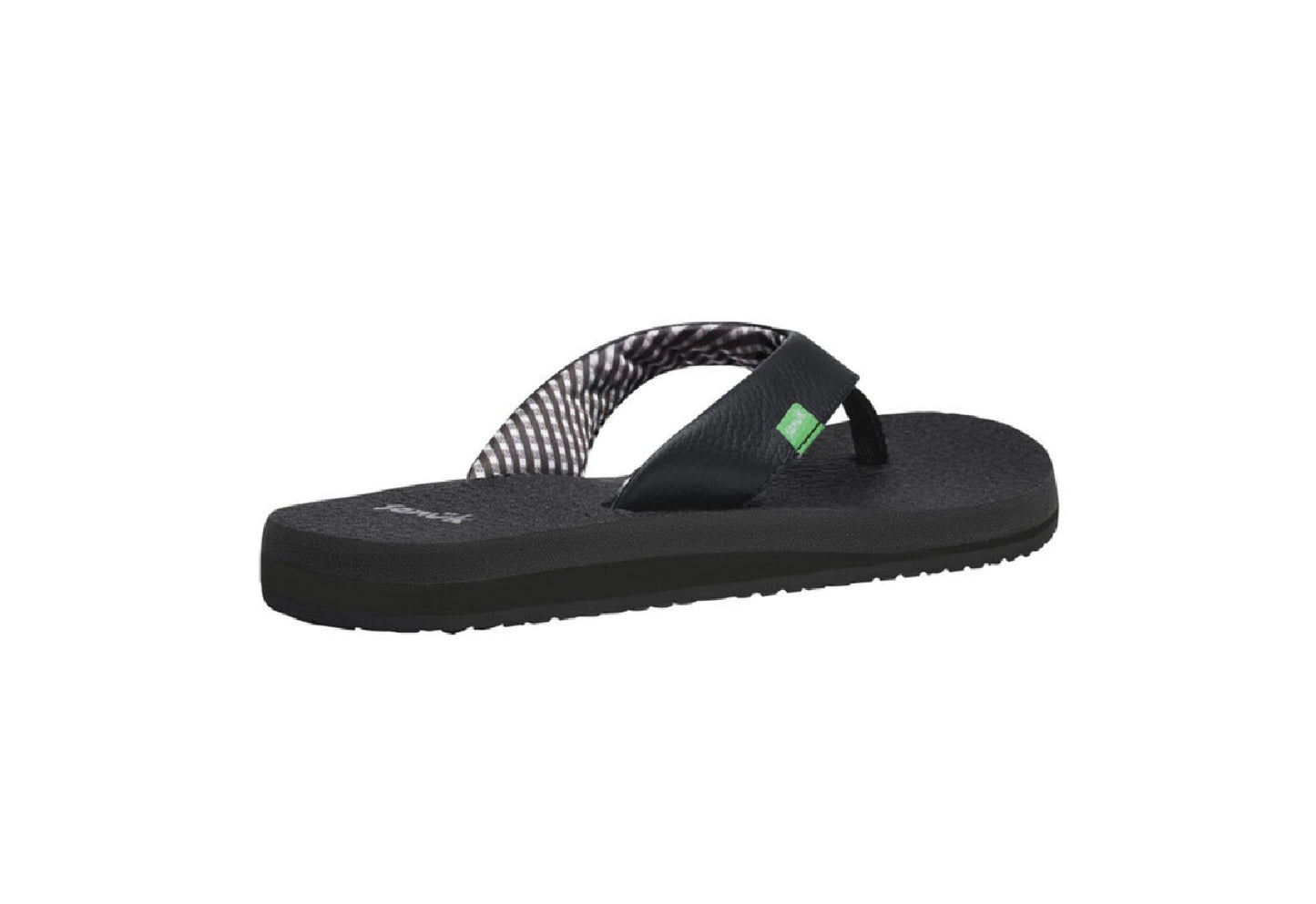 Sanuk Women's Yoga Mat Flip Flops, Ebony