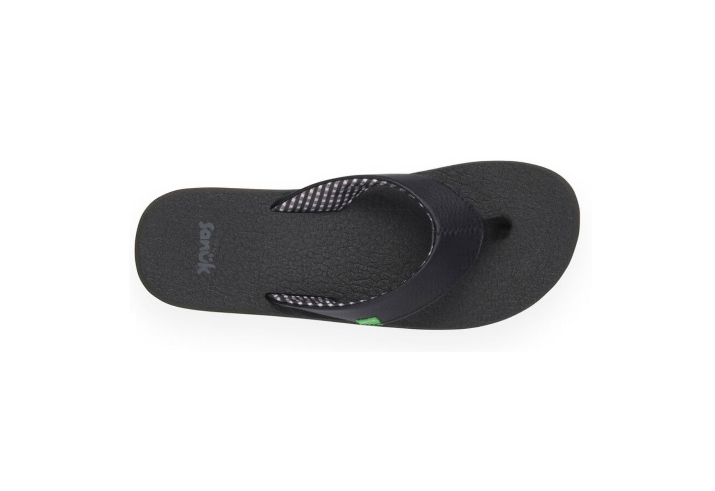 Sanuk Women's Yoga Mat Flip Flops, Ebony