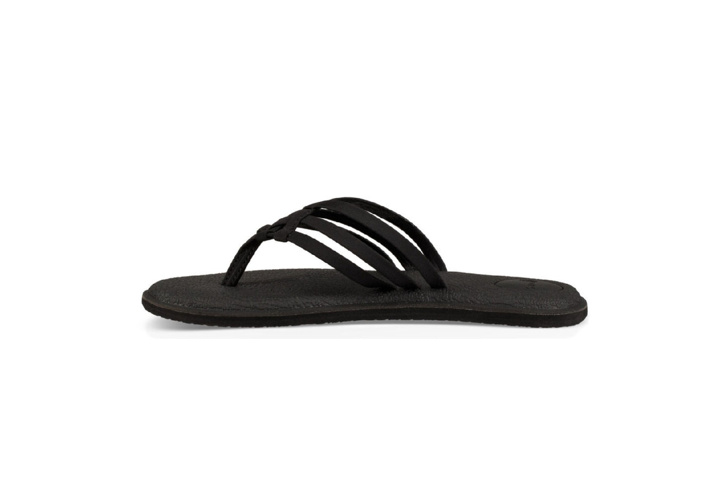 Sanuk Women's Yoga Salty Flip Flops, Black