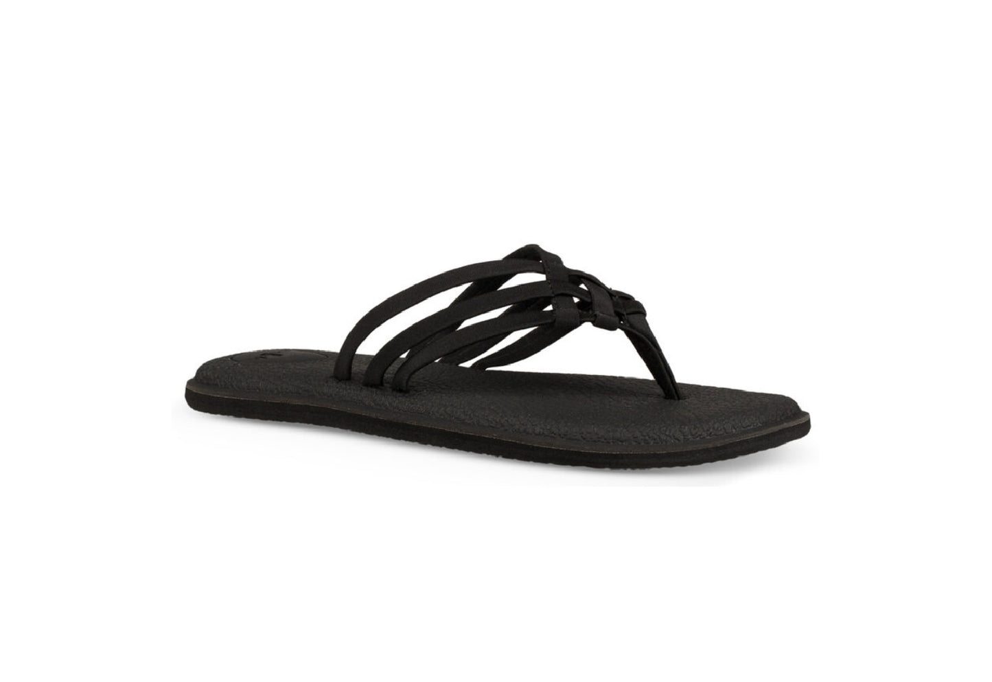 Sanuk Women's Yoga Salty Flip Flops, Black
