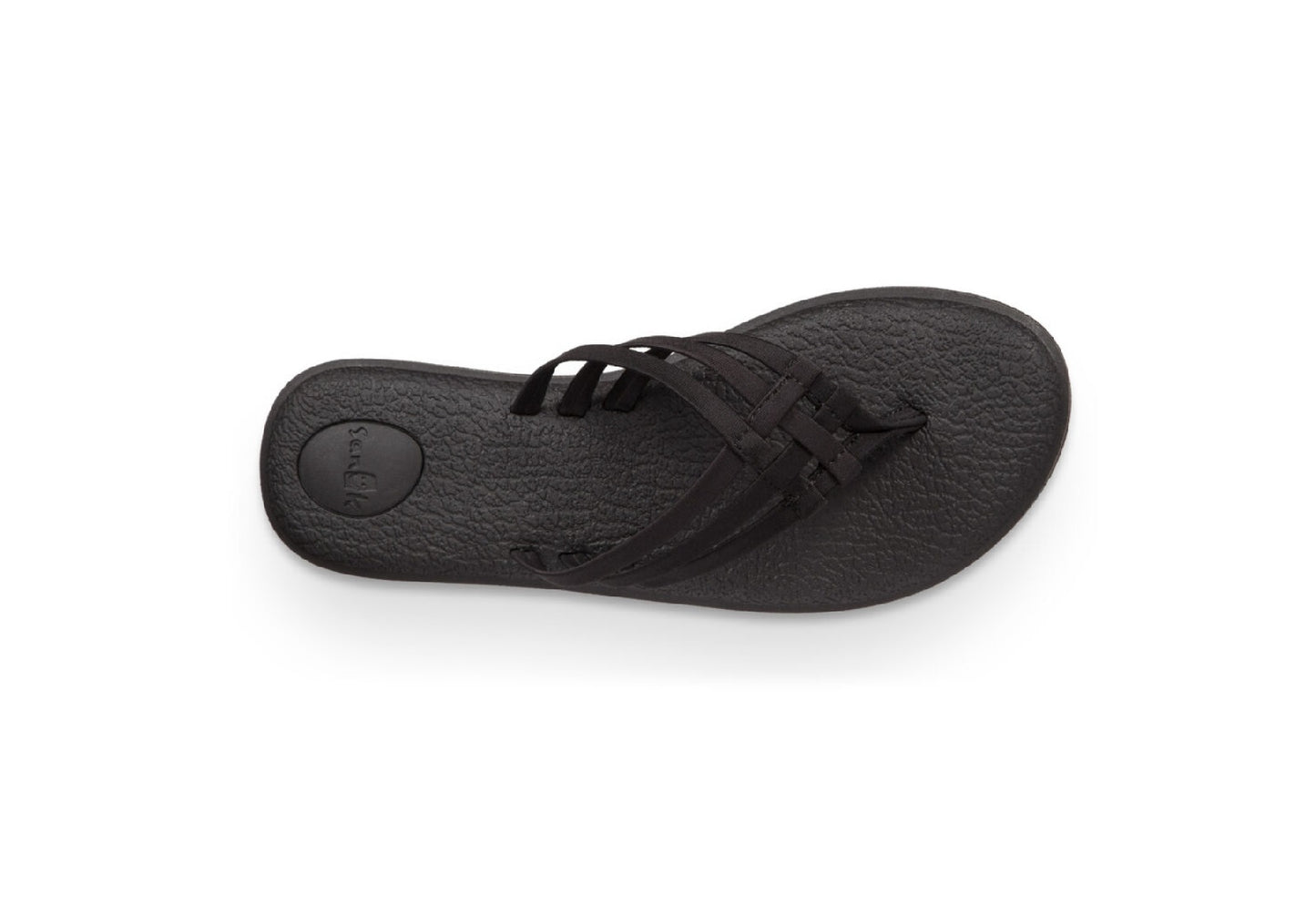 Sanuk Women's Yoga Salty Flip Flops, Black