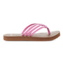 Sanuk Women's Yoga Sandy Flip Flops, Lilac Chiffon