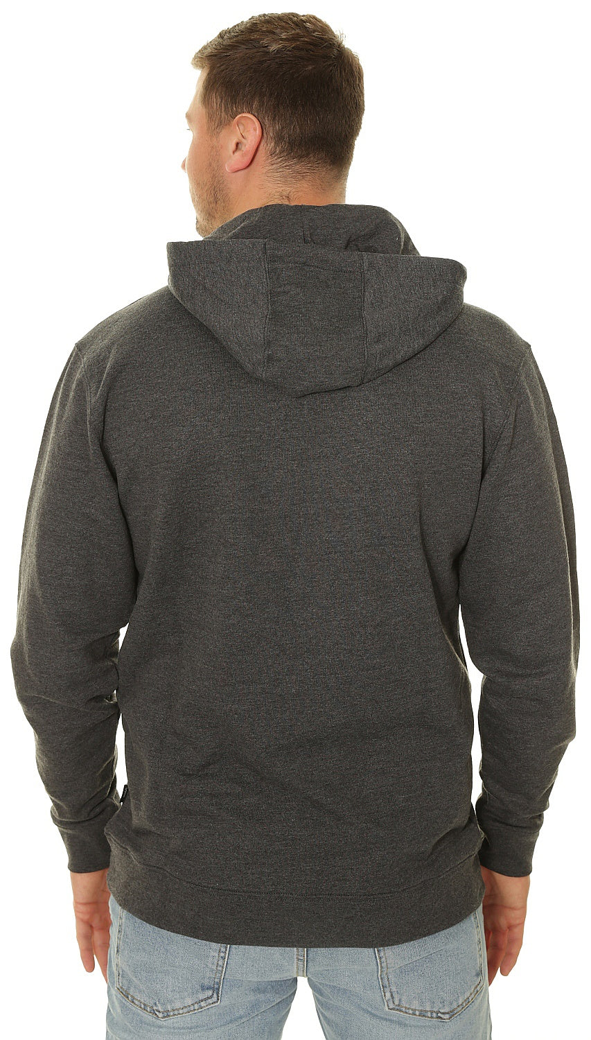 Vans Men OG Checker Pullover Hoodie, Black/Heather