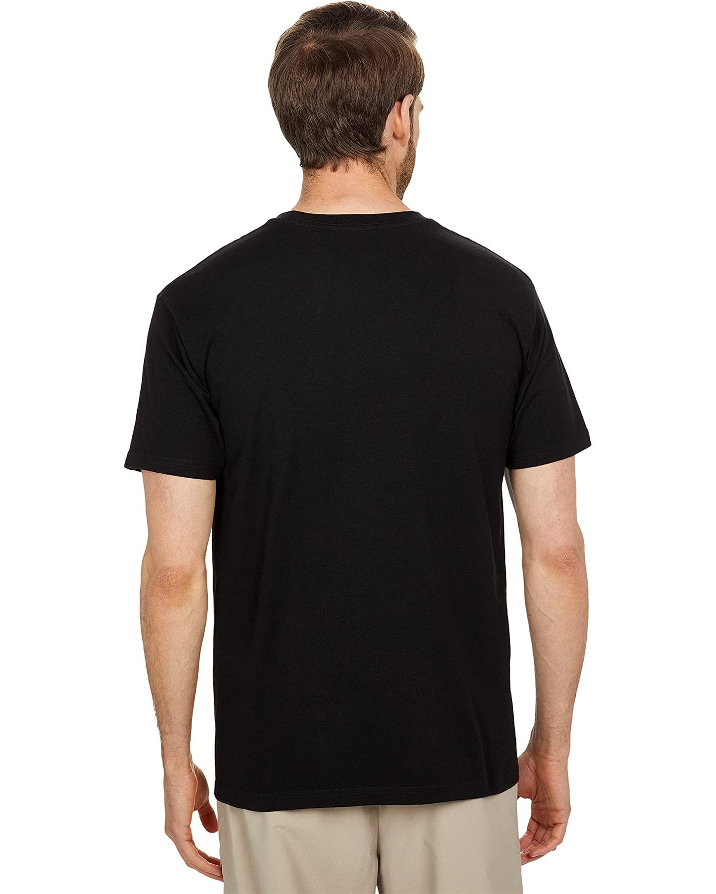 Vans Mens Left Chest Logo T-Shirt, Black/White